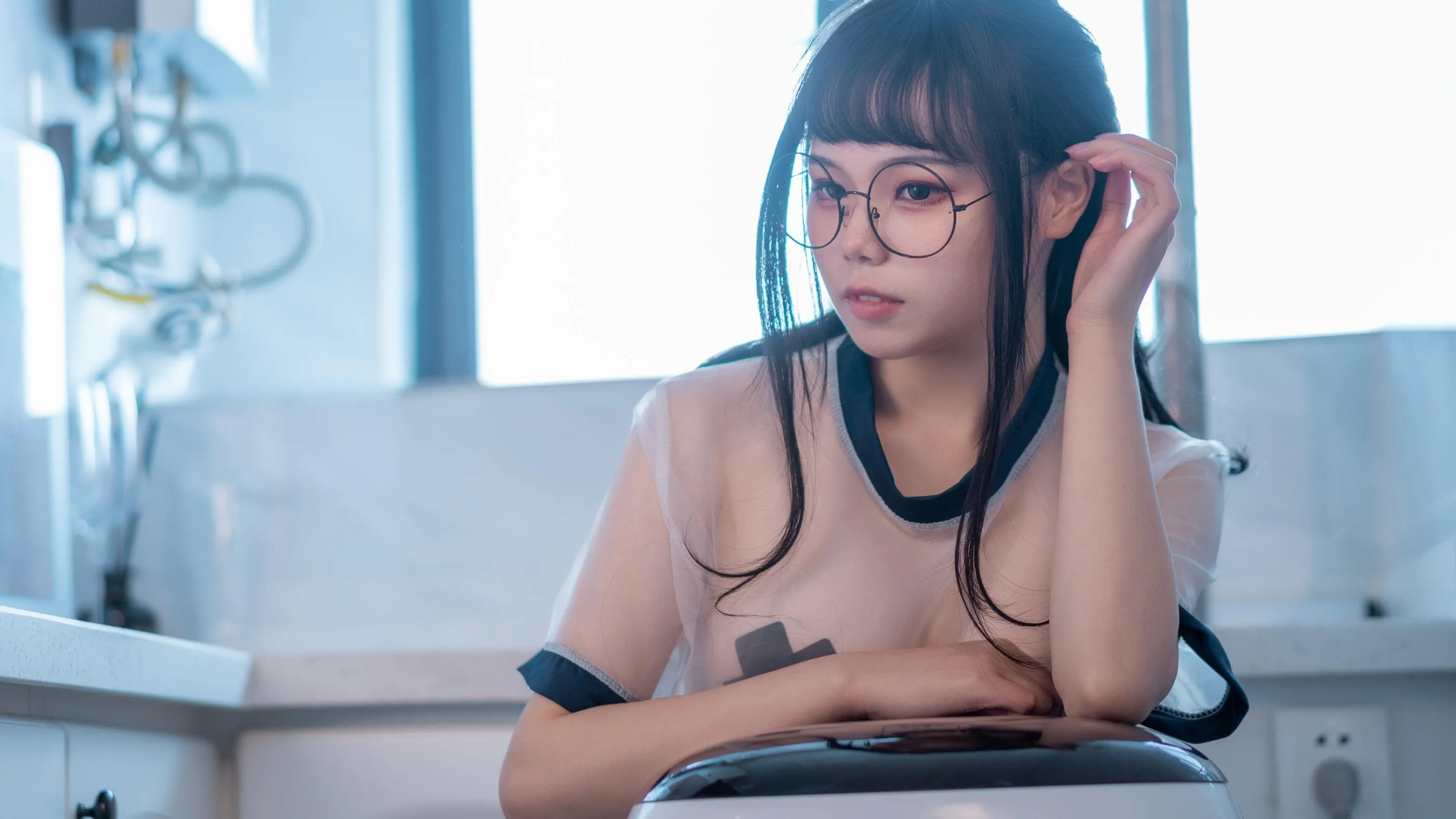七月喵子 – NO.13 酸奶眼镜娘 [35P]插图5